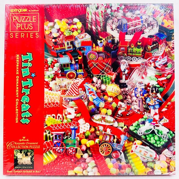 Hallmark/Springbok "Tin Treats" Vintage Puzzle (1996) 500 Pieces - New - Picture 1 of 12